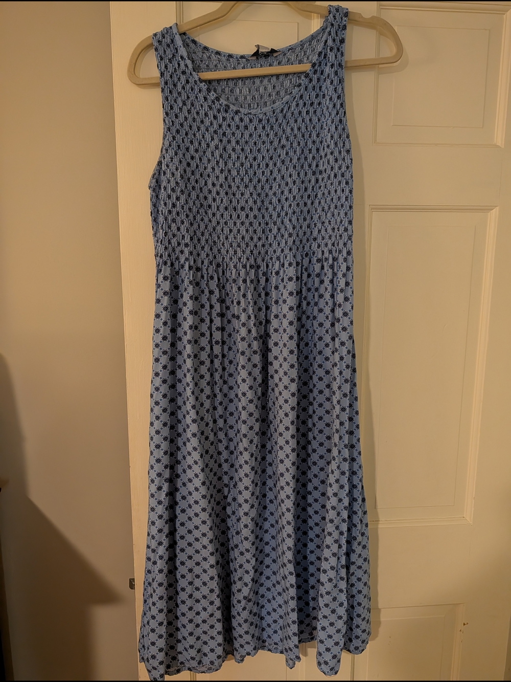 Croft & barrow Floral Light Blue Maxi Dress